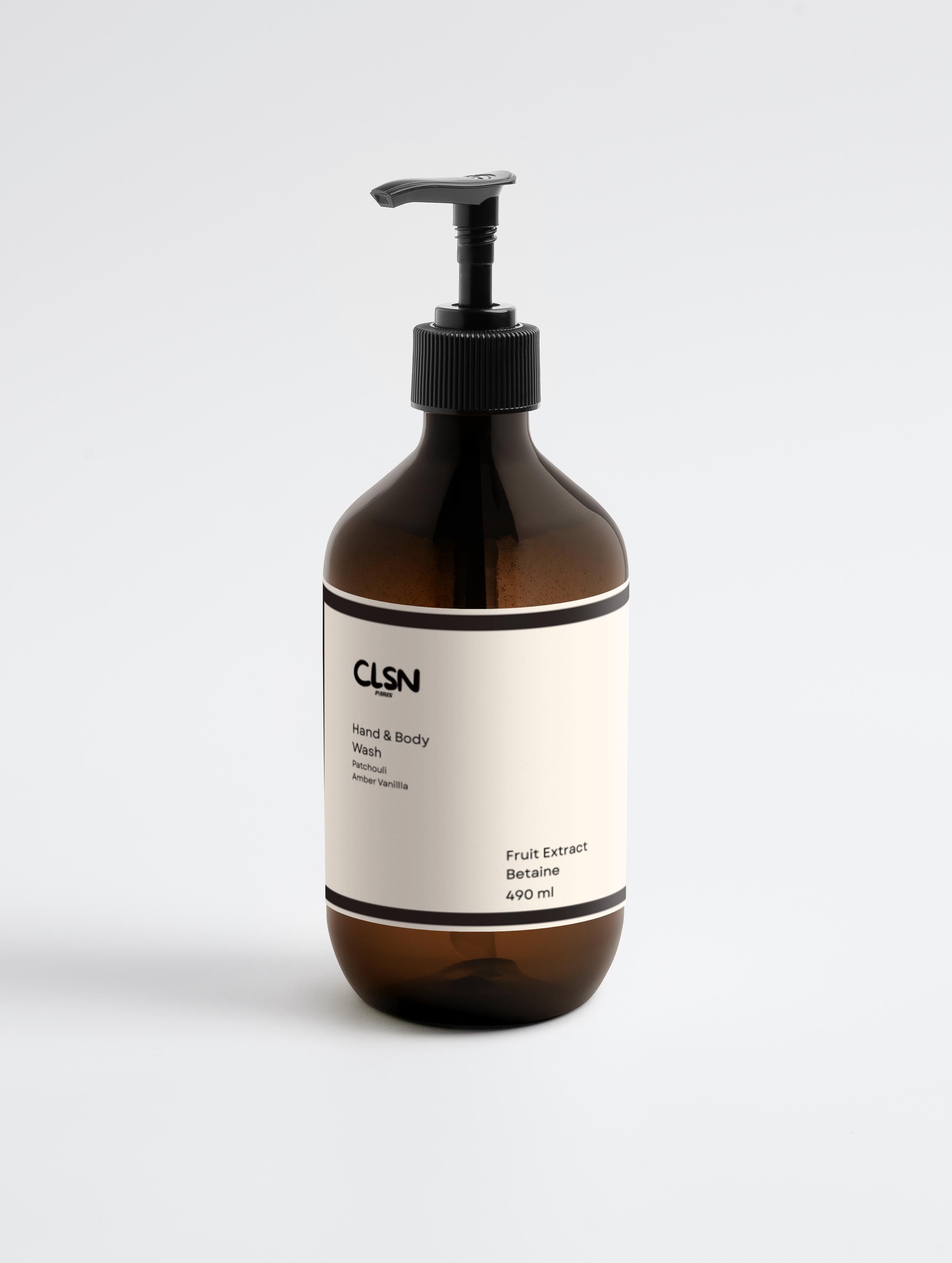 Hand & Body Wash, Patchouli & Amber Vanilla